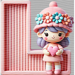 Cartoon letters-CL 621